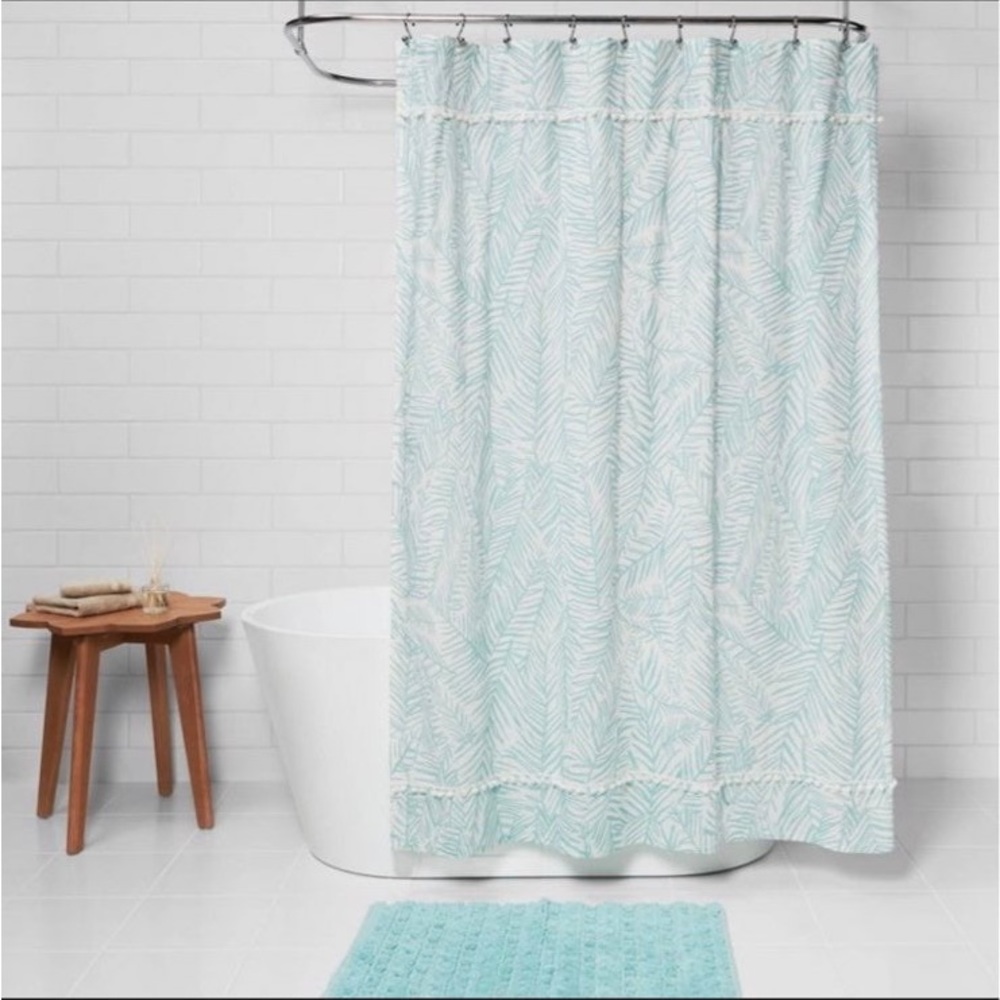 Opalhouse Caribbean Leaf Shower Curtain